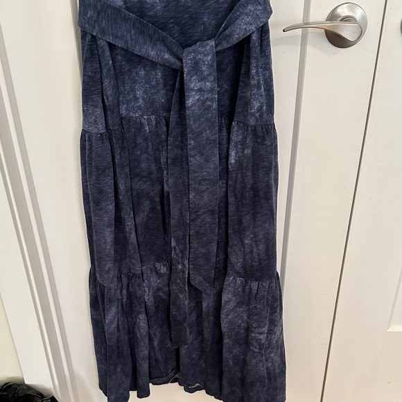 Ralph Lauren Navy Tie-Dye Maxi Dress - Picture 5 of 8